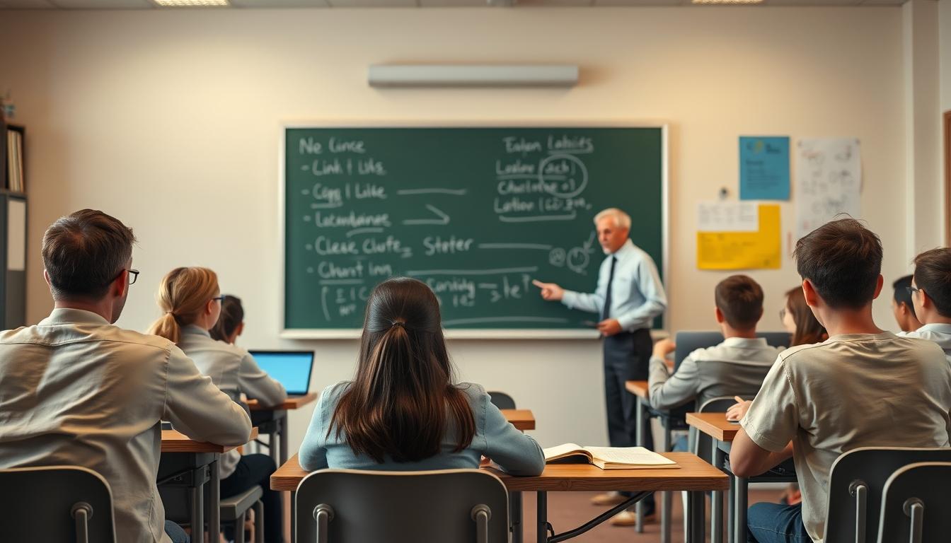 Student developing practical and academic skills